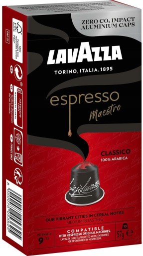 NESPRESSO LAVAZZA Maestro CLASSICO kapsuly 100% Arb