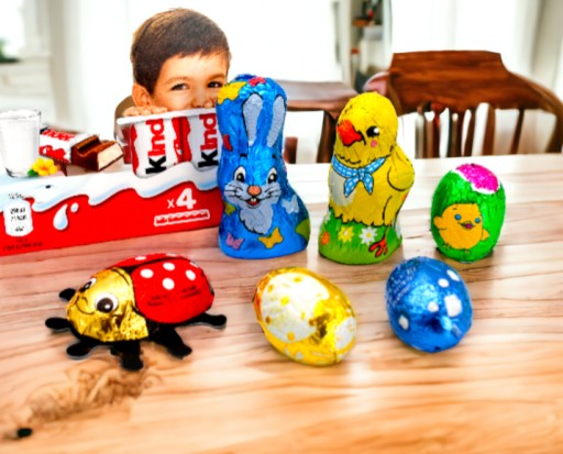 SADA sladkostí Kinder balíček Veľkonočný DOVOLENKA vajíčko darčekový zajačik