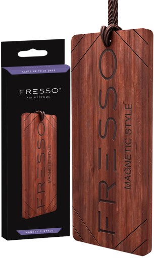 FRESSO MAGNETICKÝ ŠTÝL DREVENÉ VOŇANÉ AUTO NEBEZPEČENSTVO