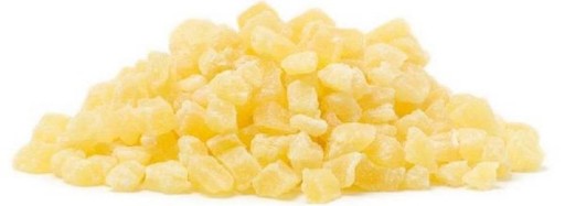 KOCKÝ KANDIDOVANÝ ANANÁS 500g prírodný