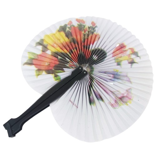 JAPONSKÝ DEKORATÍVNY SKLÁDANÝ PAPIEROVÝ VENTILÁTOR