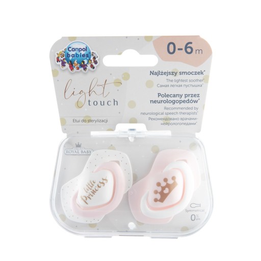 CANPOL ROYAL BABY cumlík SYMETRICKÝ 0-6m + Púzdro