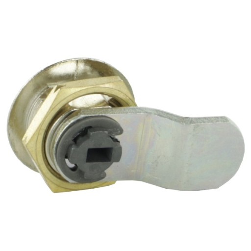 Zámok skrinky 16/8 mm so zahnutou závorou K-96