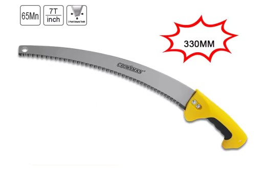 Záhradná ručná píla na konáre stromov 330 mm ergonomická rukoväť
