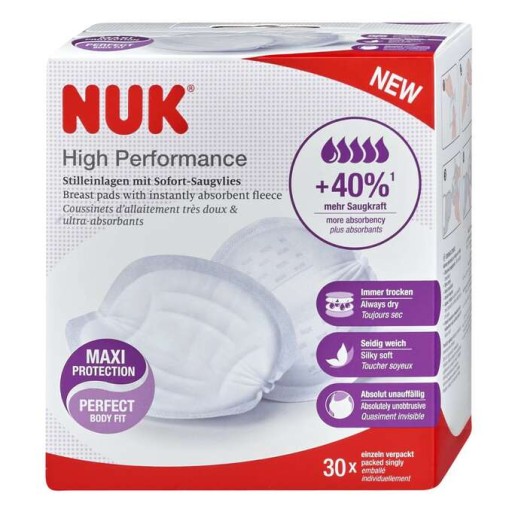 Nuk HIGH PERFORMANCE prsné vložky 30 ks