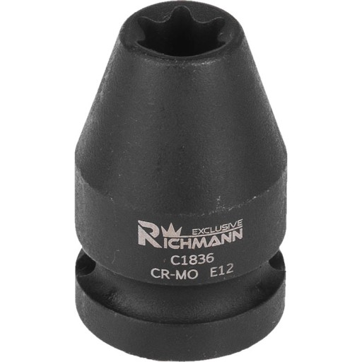 C1836 NÁRAZOVÁ ZÁSUVKA 1/2' TORX VNÚTORNÁ E12 RICHMANN