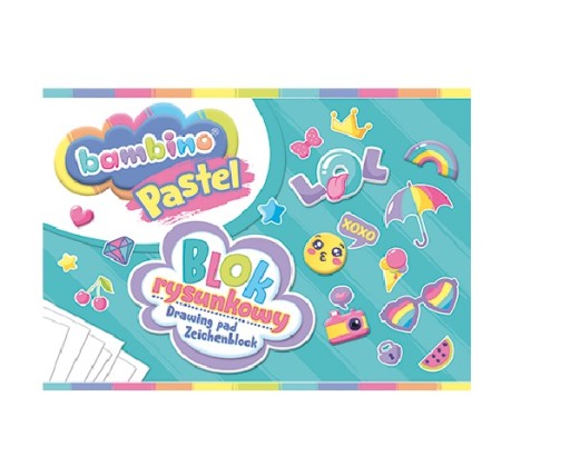 Podložka na kreslenie A4/20k Pastel Bambino