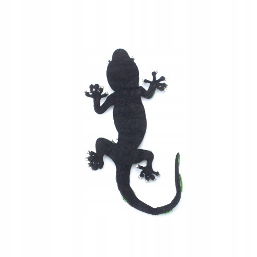 Nášivka jašterica Gecko s štrasovými korálkami
