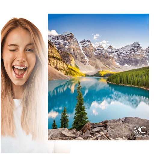 Diamantové vyšívanie MOUNTAIN LANDSCAPE Diamond Painting Mountains 5D Mosaic Pasted