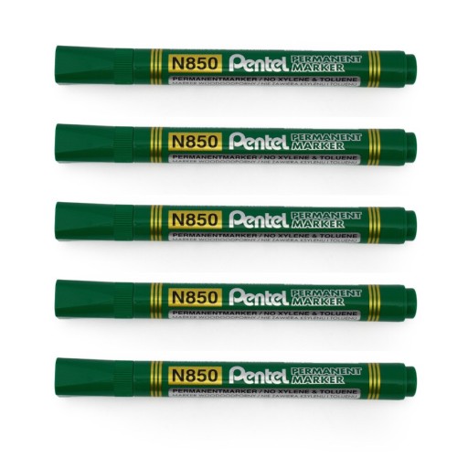 PENTEL N850 PERMANENTNÝ ZNAČOVAČ OKRUH ZELENÝ