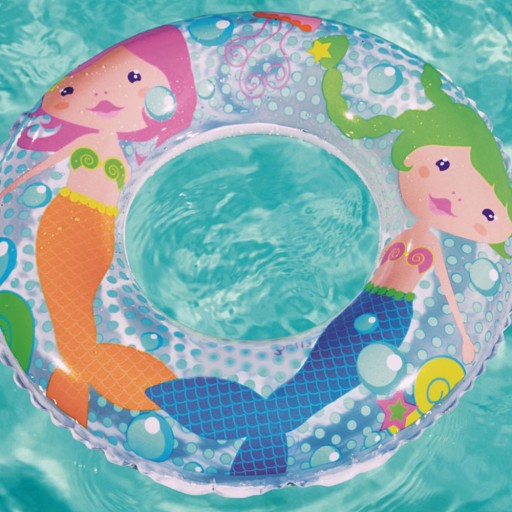 Krúžok na plávanie pre deti Morské panny BESTWAY Sea Animals 51cm