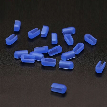 2x Koncovka NEON FLEX 6x12mm MODRÁ