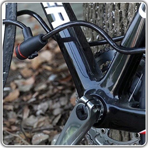 ZÁMOK BICYKLA KÁBLOVÝ ZÁMOK BICYKLA BEZPEČNOSTNÝ ZÁMOK BICYKLA