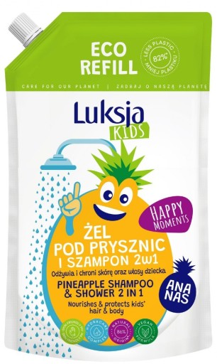 Luksja Detský sprchový gél, šampón 2v1 Sklad 750