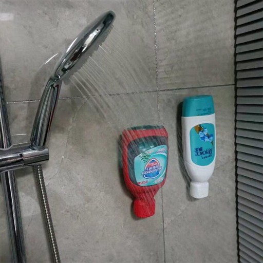 Nástenný dávkovač na mydlo, tekutý gél, šampón, samolepiaci záves
