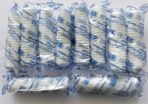 Obväzová čelenka pletená 10 cm x 4 m - 10 ks