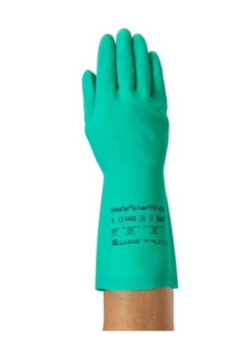 Chemicky odolný Nitril Pracovné rukavice odolné voči kyselinám ANSELL SOLVEX 37-675