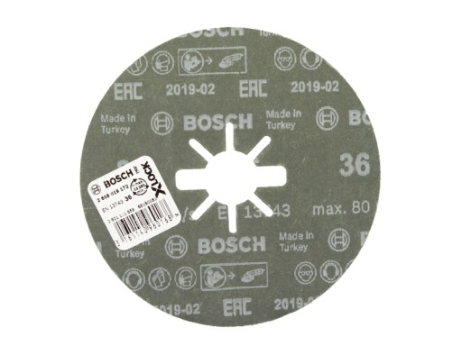 FIBER DISC 125mm X-LOCK GR.36 METAL BOSCH 5ks