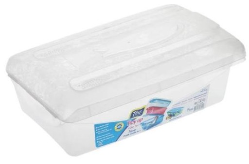 Plastová škatuľová nádoba s krytom 5l TIDY UP