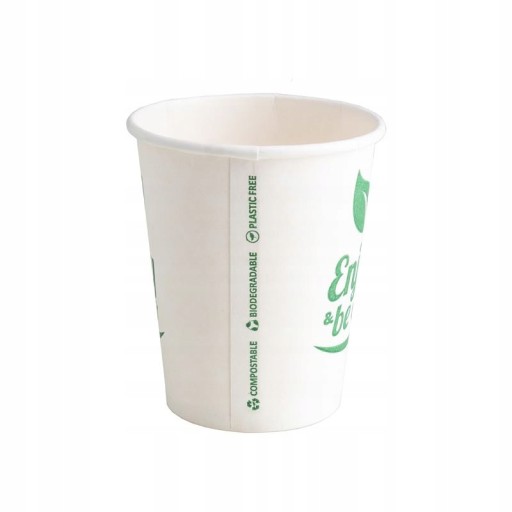 Papierový pohár Enjoy Be Eco 200ml, 75ks, oslobodený od poplatku za SUP
