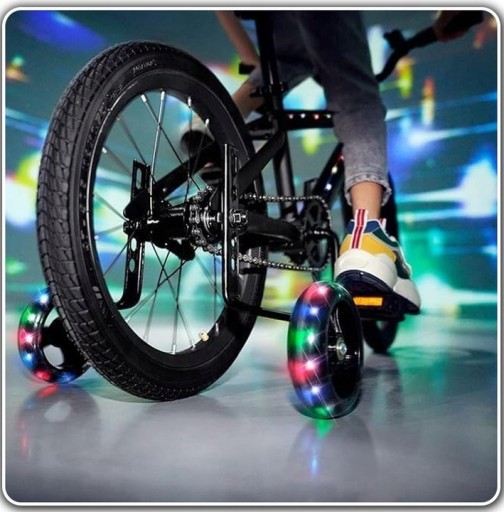 BOČNÉ KOLESÁ PRE OSVETLENIE DETSKÉHO BICYKLA BICYKLOVÉ KOLESÁ NA UČENIE JAZDY