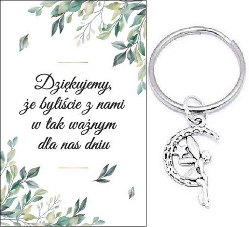 ĎAKUJEME HOSTOM DARČEK SVADOBNÝ ANJEL KĽÚČOVKA SPOMIENKY