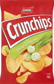 Crunchips Chipsy s príchuťou zelenej cibule 140g