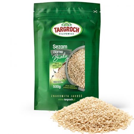Biely sezam, lúpané, lúpané zrno, 500 g