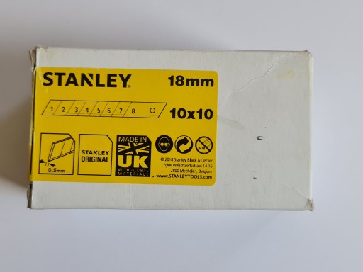 STANLEY NOŽE NÁHRADNÁ ČEPEL 18MM 10 KS