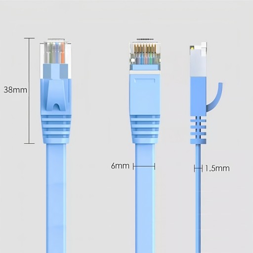 LAN ETHERNET RJ45 CAT7 ZLATÝ FTP LAN KÁBEL 1M