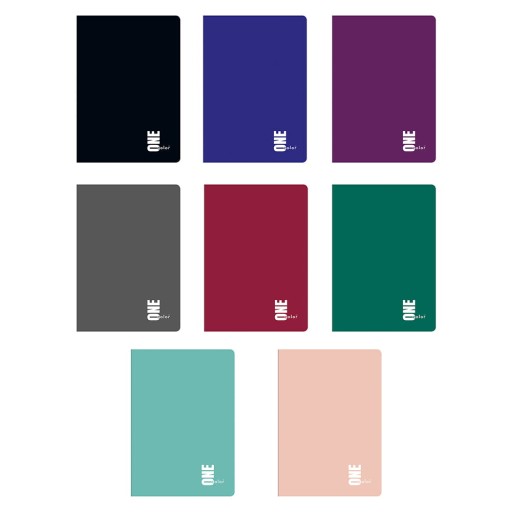 Zápisník A5 96 listov Grid One Color Interprint