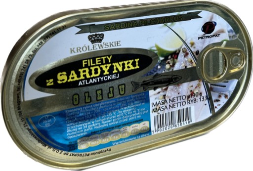SARDINKOVÉ FILETKY V OLEJI 190 G PETROPAT
