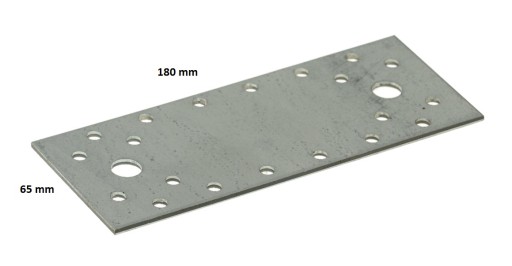 STAVEBNÝ PLOCHÝ KONEKTOR 180 x 65 mm UHOL