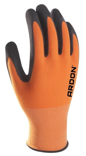 Nylon+Latex Ardon Petrax Orange 9 pracovné rukavice