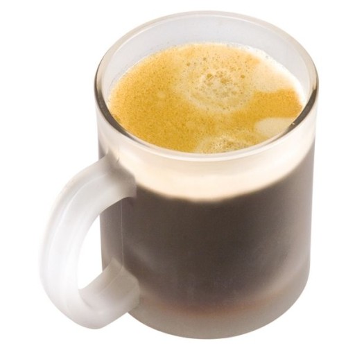 GENOVA sklenený hrnček na kávu 300 ml, priehľadný