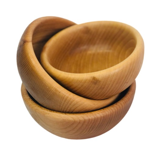 Drevená miska / tanier BUK 12 cm