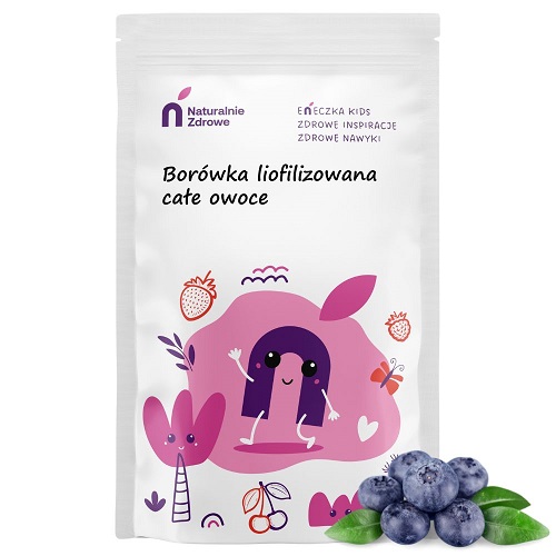 Mrazom sušené čučoriedky celé ovocie Eneczka Kids 20g