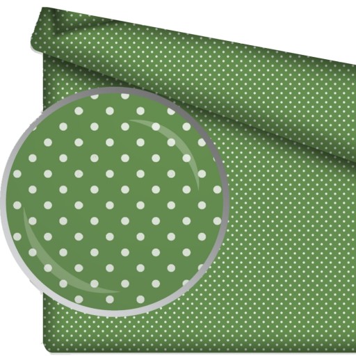 Bavlnená plachta 40x90 do kolísky s gumičkou, bodky