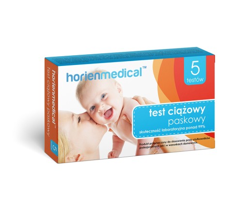 Tehotenské testy HORIEN MEDICAL, balenie 5 ks.