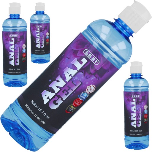 INtímny zvlhčujúci análny gél 500 ml EFEKTÍVNY LSDI