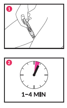 3x TEHOTENSKÝ TEST SUPER CITLIVÝ RUŽOVÝ RUŽOVÝ