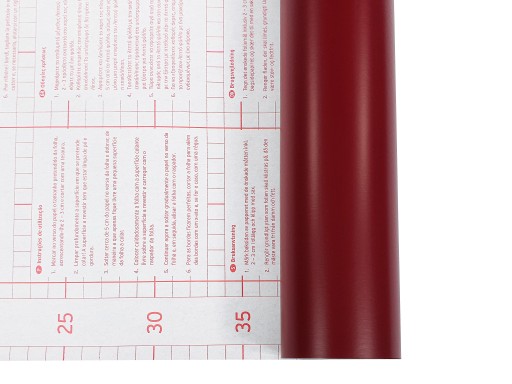 Bordová nálepka z matnej dyhy na nábytok, stolová doska