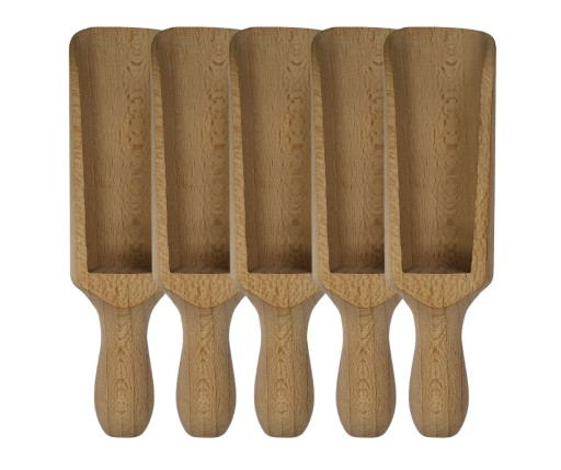 Drevené odmerky na dózy WECK, odmerka na korenie, 5 ks, 8 cm