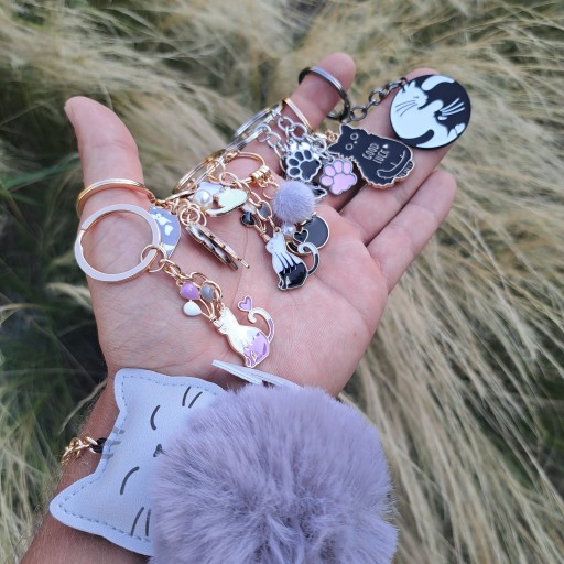 KEYRING CAT kľúčenka mačiatko Ruksaky HODNE ŠŤASTIA PRE ŠŤASTIE