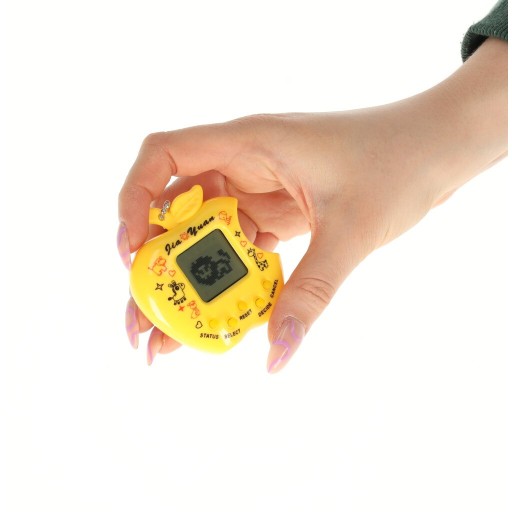 Tamagotchi Elektronická hračka hra vajíčko jablko žlté zvieratko