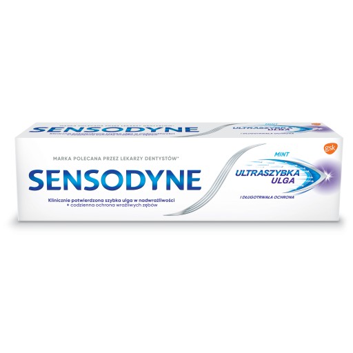 SENSODYNE Sensitive zubná pasta Ultra-Fast Whitening Relief 75 ml