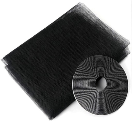 SIEŤKA NA KOMÁRY OKENNÁ HMYZ KOMÁRE 130x150 + VELCRO