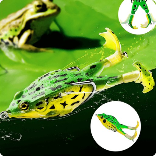PLÁVAJÚCA WOBLEROVÁ ŽABKA S OTOČNÝMI PLUVAMI SAHIDO FROG FLICKER SUM RUŽOVÁ
