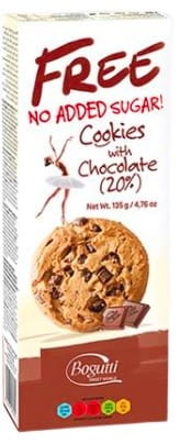 Sušienky s 20% čokoládou bez cukru 135g - Bogutti