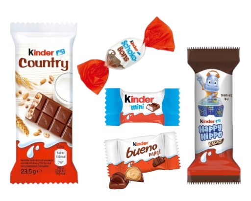 Sada Kinder sladkostí ako darčekový balíček ku Dňu detí